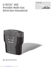 Linde G-TECTA4GP Operating Manual