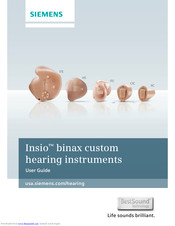 Siemens Insio binax ITE User Manual