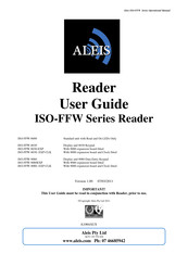 Aleis ISO-FFW-8030 User Manual