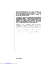Conrad-Johnson DR-1 Owner's Manual