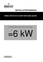 Altherma EKHBHE008AA3V3 Installation Manual