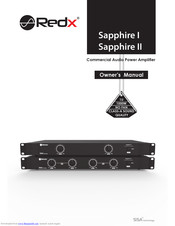 Redx Sapphire I Owner's Manual