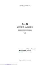 WesAudio Beta 76 User Manual
