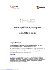 Springteq iHUD Installation Manual