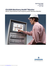 Emerson CSI 6500 Quick Start Manual
