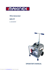MAKINEX GEN-10P Operator's Manual