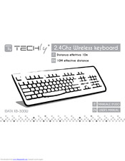 Techly IDATA KB-300W User Manual