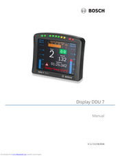 Bosch DISBLAY DDU 7 Manual