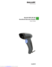 Balluff BVS HS-QC Quick Manual