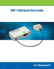 Newport NPC1USB Quick Start Manual