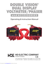 HD Electric DOUBLE VISION DDVM-40 Operating And Instruction Manual