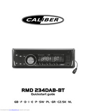 Caliber RMD234DAB-BT Quick Start Manual