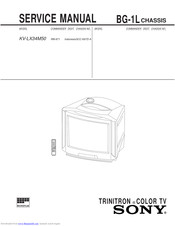 Sony TRINITRON KV-LX34M50 Service Manual