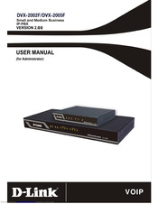 D-Link DVX-2005F User Manual