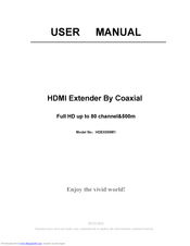 Global Sources HDEX009M1 User Manual