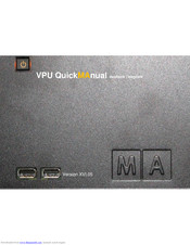 MA lighting VPU Quick Manual