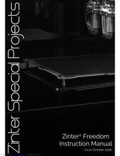 Zinter Freedom Instruction Manual
