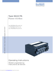 Bürkert 8643 PA Operating	 Instruction