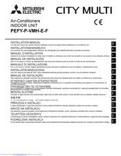 Mitsubishi Electric PEFY-P-VMH-E-F Installation Manual