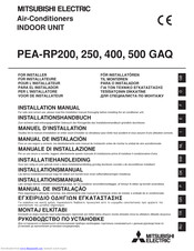 Mitsubishi Electric PEA-RP250 GAQ Installation Manual