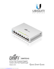 Ubiquiti unifi switch 8 Quick Start Manual