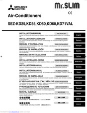 Mitsubishi electric Mr. Slim SEZ KD71VA Manuals ManualsLib