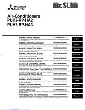 Mitsubishi Electric PUHZ-RP-HA3 Installation Manual