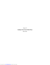 Huadoo V4 Quick Manual