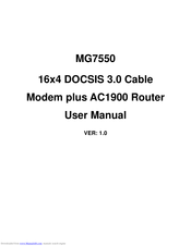 Motorola MG7550 User Manual