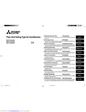 Mitsubishi Electric MCFH-GA60VB Operating Instructions Manual