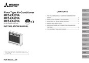 Mitsubishi Electric MFZ-KA25VA Installation Manual