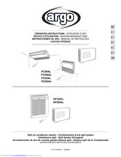 Argo FC52AL Operating Instructions Manual
