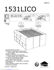 PARISOT 1531LICO Assembly Instructions Manual
