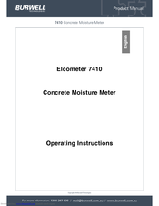 BURWELL Elcometer 7410 Product Manual