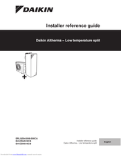 Daikin Altherma ERLQ004-006-008CA Reference Manual