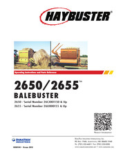 Haybuster 2650 Operating Instructions Manual