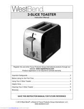West Bend L5936 Instruction Manual