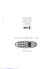 Kirk 4020 User Manual