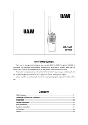 Nanan Hongda Electronic UA-1000 User Manual