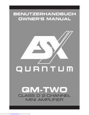 Quantum QM-TWO Owner's Manual