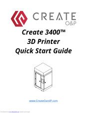 Create 3400 Quick Start Manual