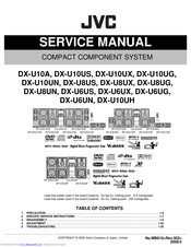 Jvc DX-U10A Service Manual