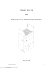 Petric K11 Instructions For Use, Maintenance And Installation Manual