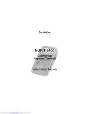 VeriFone NURIT 8000 Installation Manual
