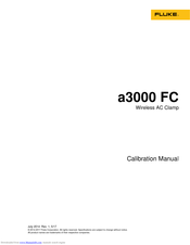 Fluke a3000 FC Calibration Manual