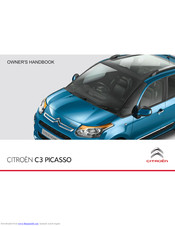Citroën C3 PICASSO 2012 Owner's Handbook Manual