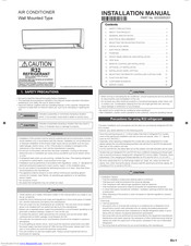 Fujitsu ASTG12CMCB Installation Manual