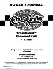CharGriller 2197 Owner's Manual