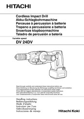 Hitachi DV 24DV Handling Instructions Manual