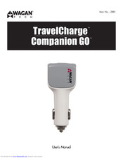 Wagan TravelCharge Companion GO User Manual